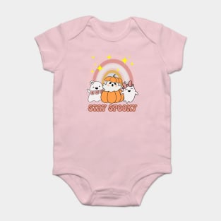 Stay Spooky Ghosts Boo Halloween Design Baby Bodysuit